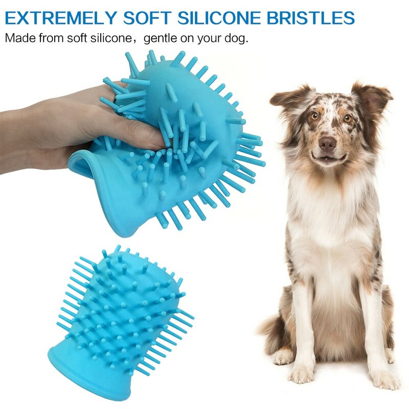 2021tops home decor Dog Paw Cleaner Cup Pet Foot Washer cane spazzola di pulizia artigli massaggio Grooming товары для дома
