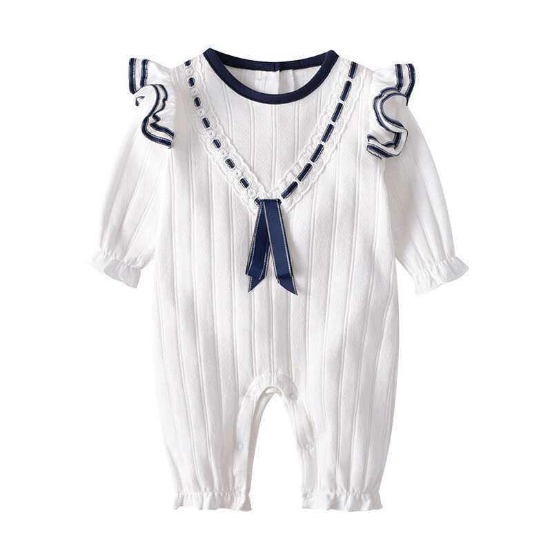 Yg-ropa de algodón de una pieza para niños, ropa de primavera y otoño para recién nacidos, larga, 2021