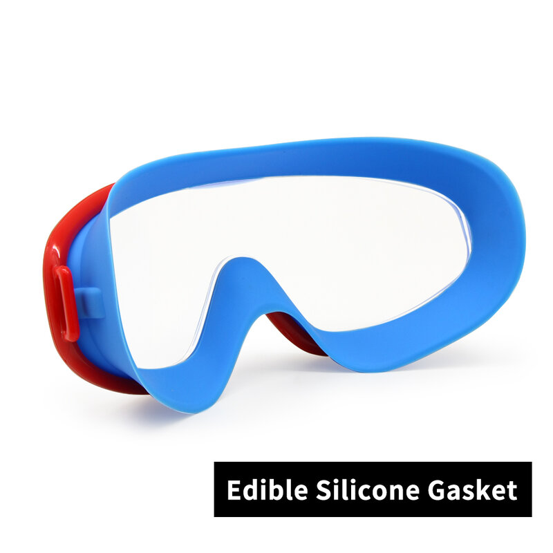 Per bambini occhialini da nuoto bambini 3-8Y Wide Vision Snorkeling maschera subacquea tappi per le orecchie sport all'aria aperta