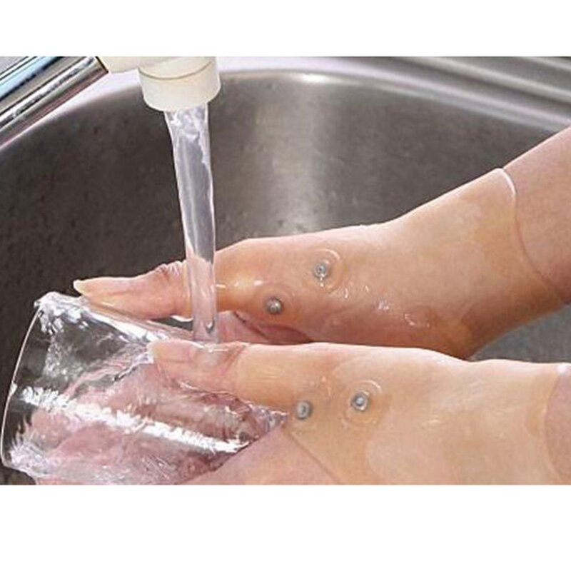 2021 nova terapia magnética pulso mão polegar suporte luvas gel de silicone artrite pressão corrector massagem alívio da dor luvas