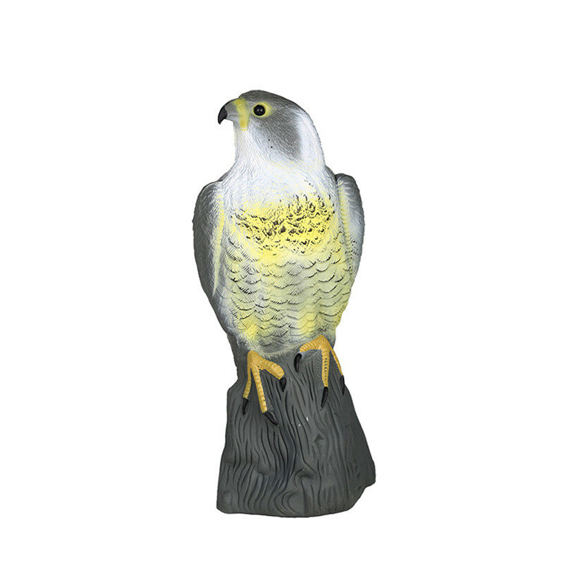Señuelo de pájaro de águila Artificial para jardín, modelo de simulación de halcón, espantapájaros, repelente, manualidades, decoración de estanque, adornos, Control de plagas