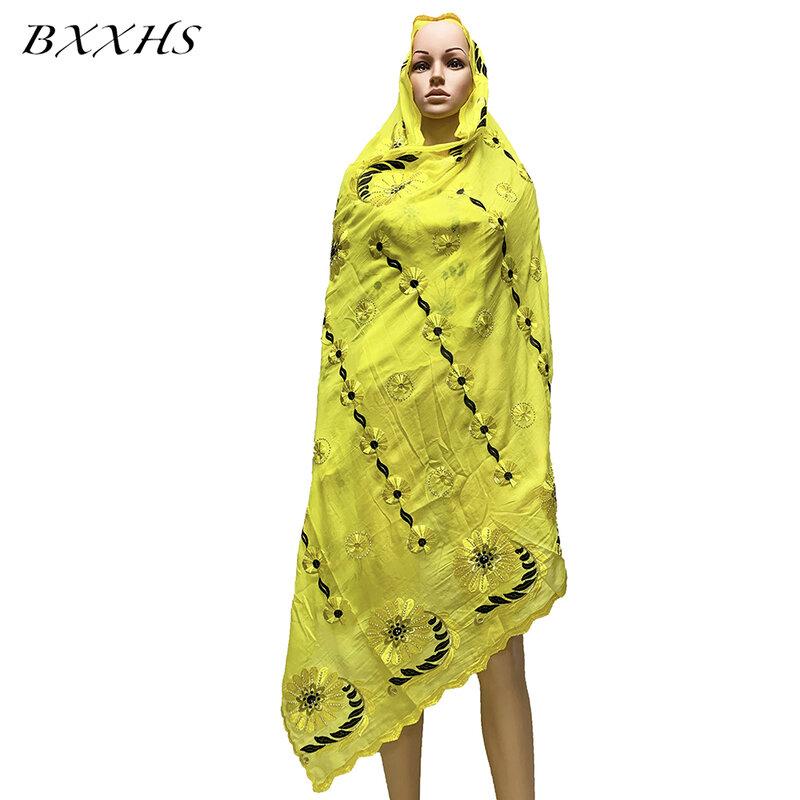 African Islamic Hijab African Dubai Ramadan Cotton Shawl Pashmina Extremely Soft Fashion Turban Women Wraps Scarf Muslim LH176