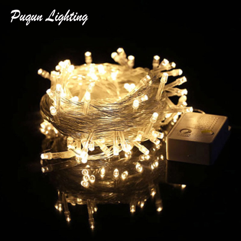 Lampu LED 3M 10M 20M 30M Lampu Peri Lampu Led Festoon Dekorasi Natal untuk Rumah Ruang Tamu Pesta Pernikahan Dekorasi Tahun Baru