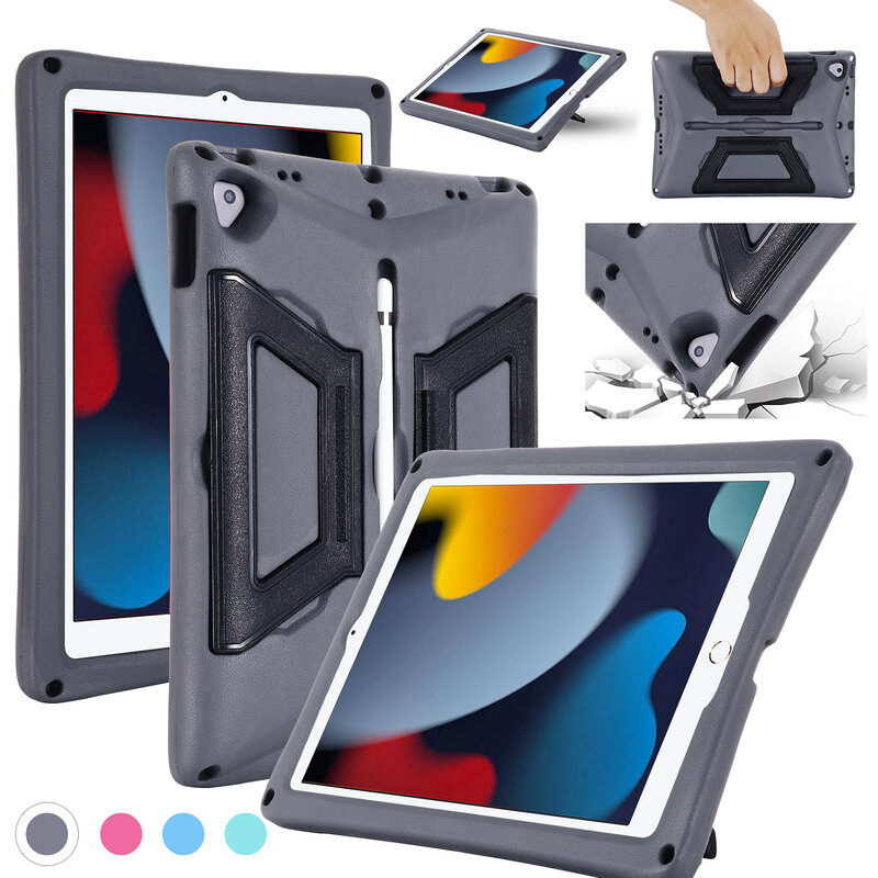 Case for iPad 10.2" 2021/2020/2019/iPad Air 10.5 2019 iPad Pro 10.5 2017 EVA stand Shock Proof ABS cover Kids Safe shell coque