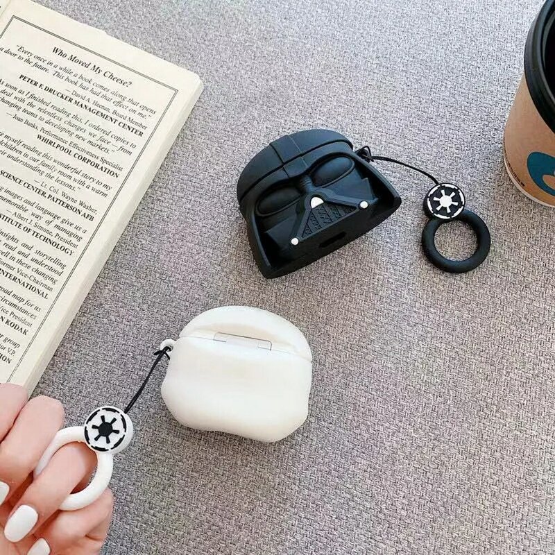 Airpods Pro Silicone Earphone Case For Airpods1 2 Dark Warrior Protective Cover Justice Samurai Cartoon Wireless Headphone Cove