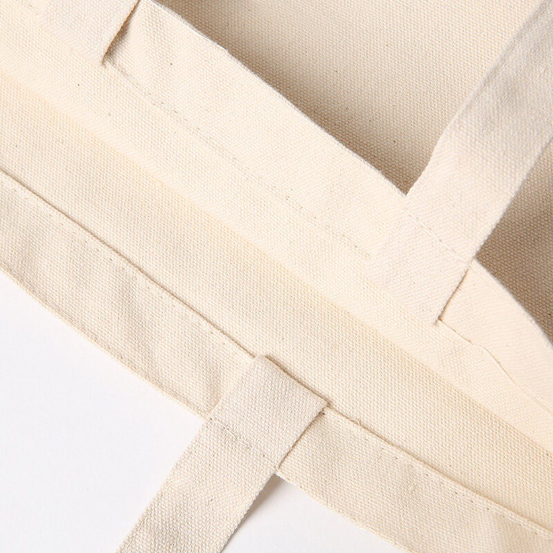 Literary Simple Shopping Bags Shopping Eco Reusable Shoulder Bags Casual Travel Women Folding Face Flower Print Handbag Tote Bag
