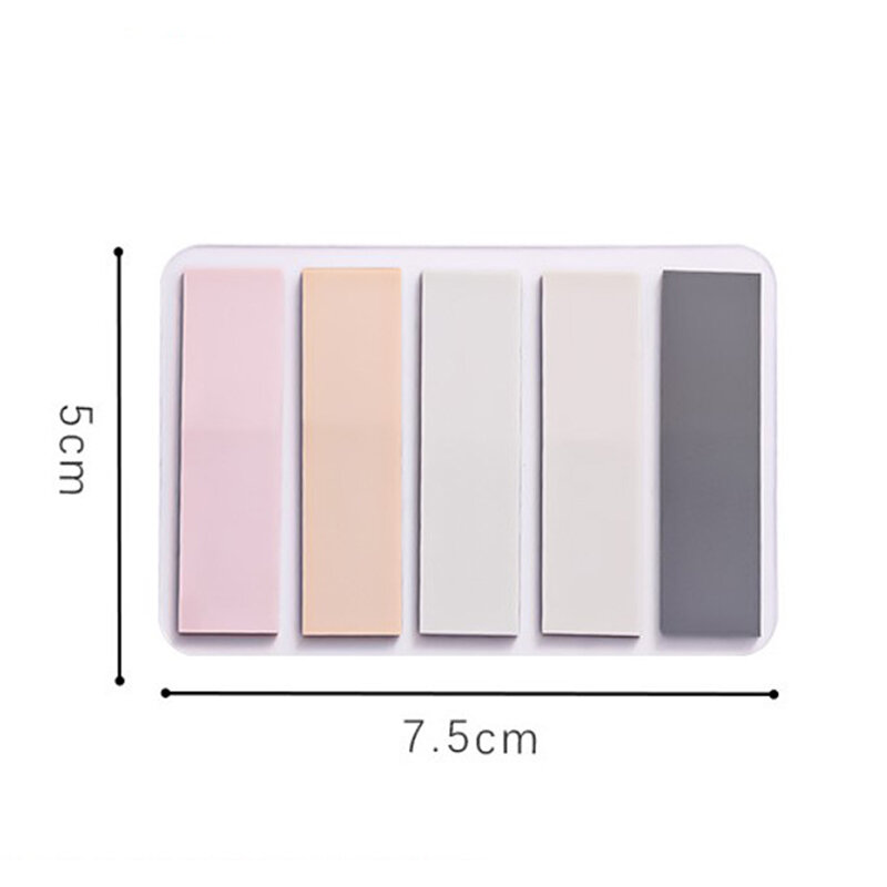 200 Sheets Cute Morandi Macaron Color Memo Pad Sticky Notes School Office Stationery Index N-time Sticky Notes Notepad