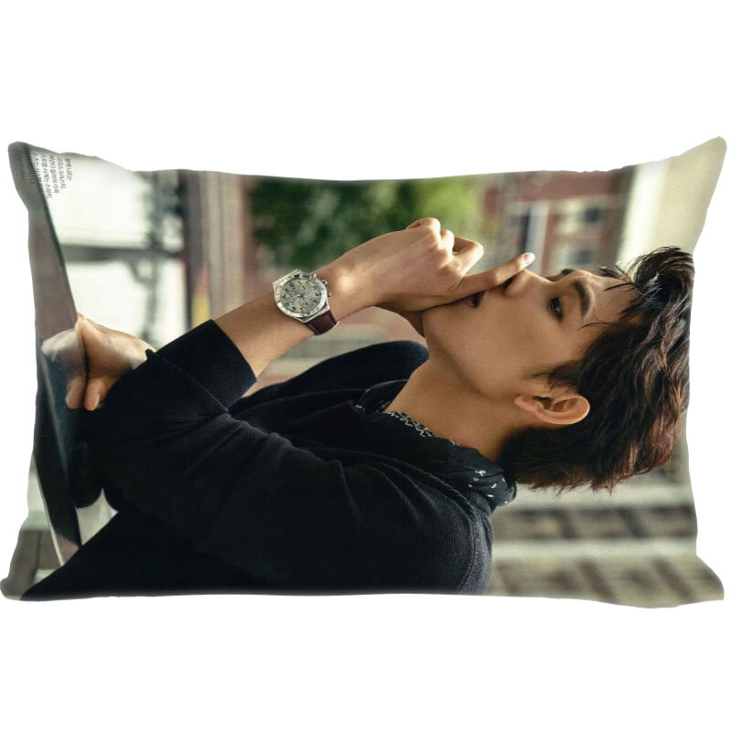 Funda de cojín Yim Si Wan Actor, funda de almohada rectangular para sofá/hogar/Decoración de coche, funda de almohada personalizada con cremallera