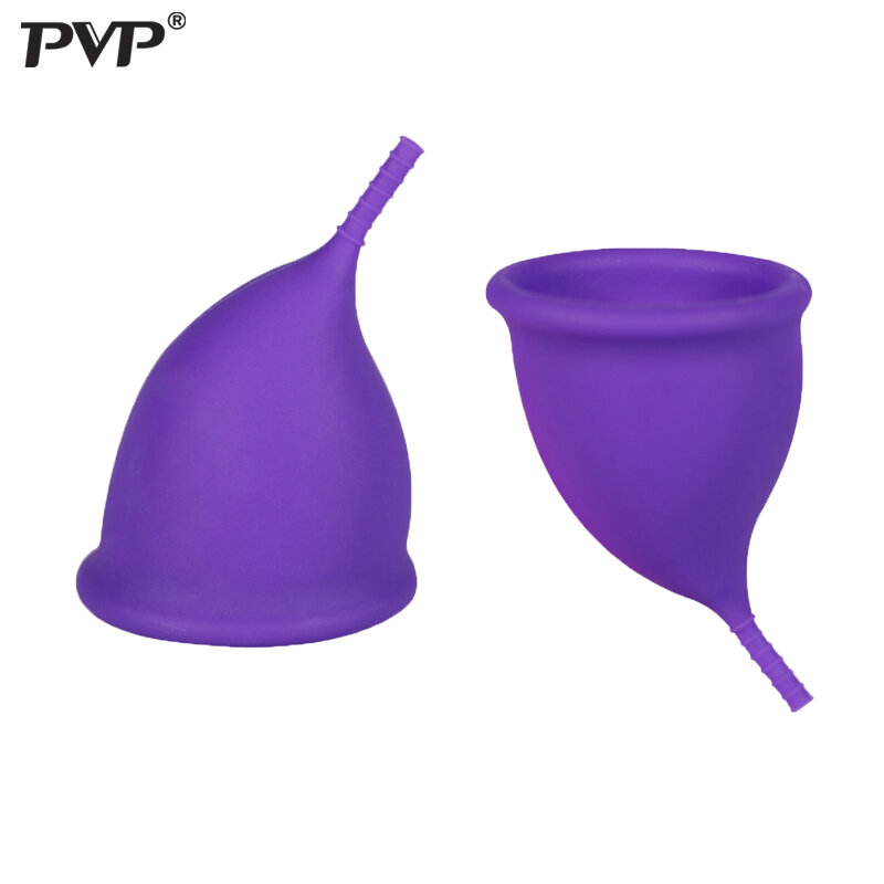 La protección del medio ambiente de las mujeres copa Menstrual reutilizable tampón alternativa Cajas Para Copas Mentruales de silicona Copa período taza