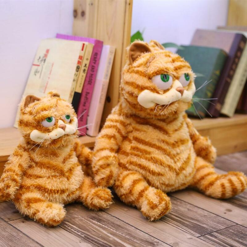 30/45cm bonito gato gordo recheado boneca kawaii macio animal gatos brinquedos de pelúcia para crianças crianças bebê acompanhar boneca natal brinquedos