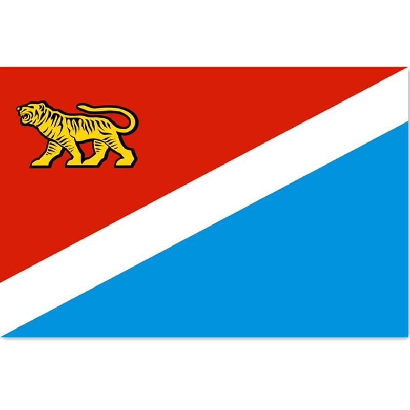 60x9 0cm/90x15 0cm/120x180cm Primorsky Krai bandera nacional de Rusia