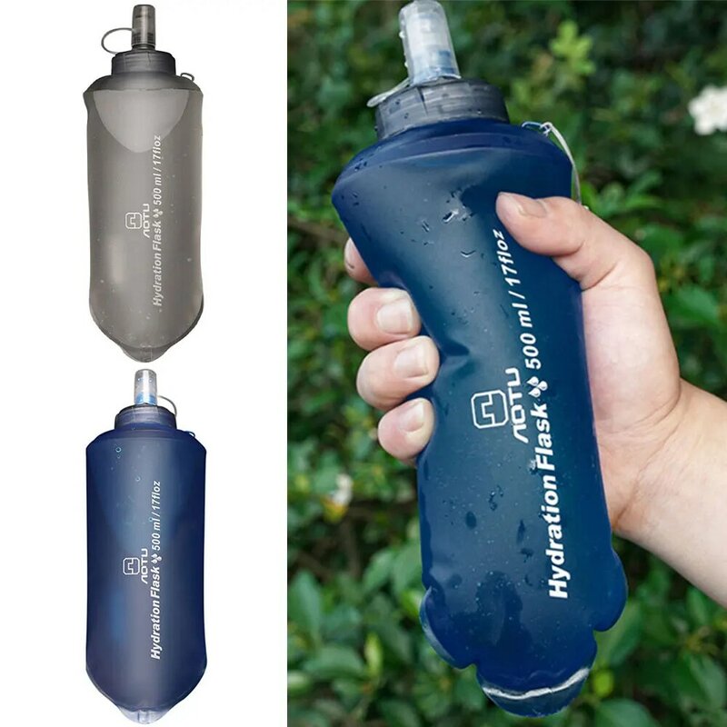 Portable Creative Outdoor Water Bottle Soft Foldable Sports Compression Kettle Travel Cup
