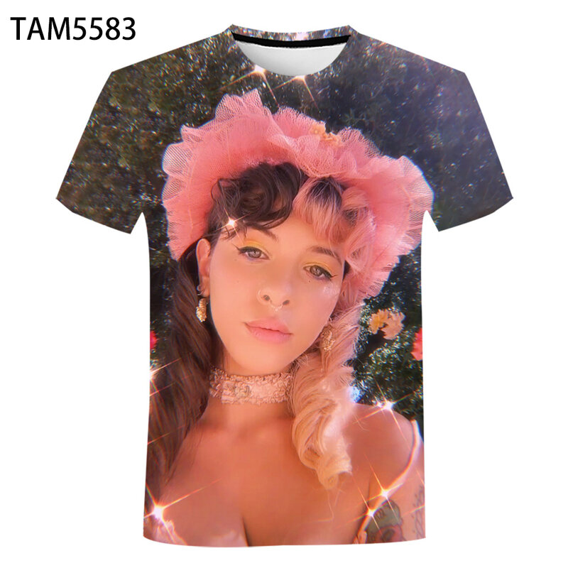 Singer Melanie Martinez – T-Shirt manches courtes pour hommes et femmes, personnage 3D, jeune Couple, Street, Cool, à la mode