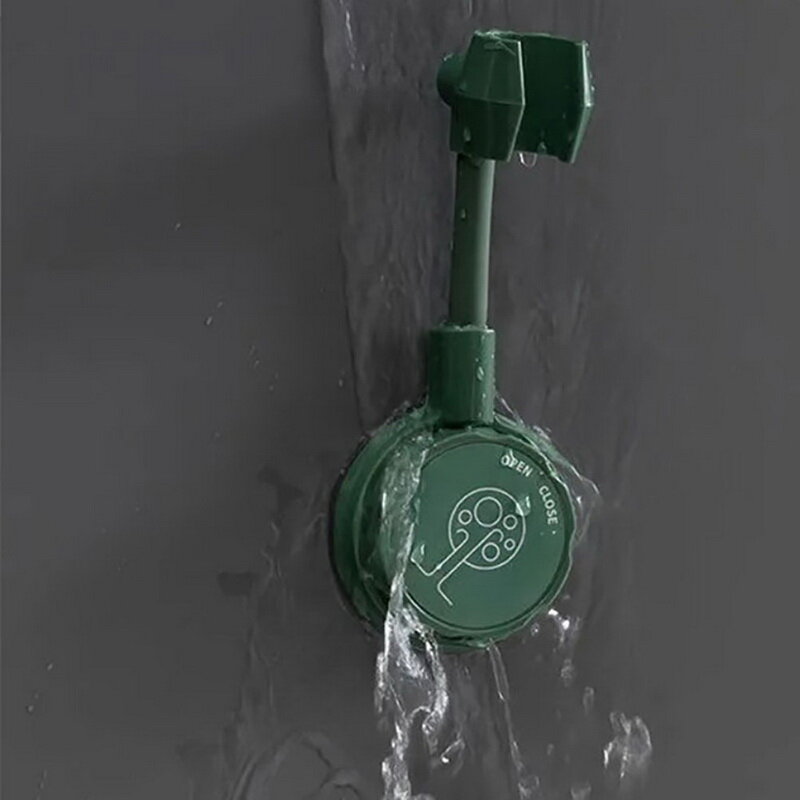 D5 360 ° spin shower head titular punch-livre ajustável fixado na parede ajustando suporte base de montagem suportes acessórios do banheiro
