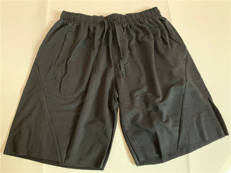 Shorts duplo masculino, calção esportivo com tecido de secagem rápida, para corrida, academia e musculação
