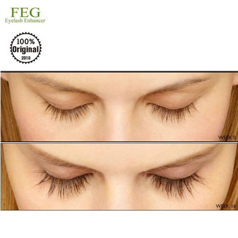 FEG Eyelash Growth Enhancer Natural Medicine Treatments Lash Eye Lashes Serum Mascara Lengthening Stimulate Eyebrow Growth 3ML