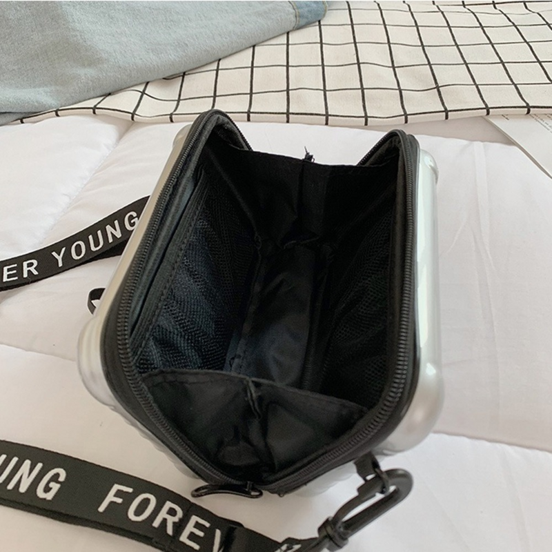 Роскошная сумка для женщин, новая сумка через плечо, сумка-тоут в форме чемодана, модная маленькая сумка для багажа, женская сумка-клатч от и...