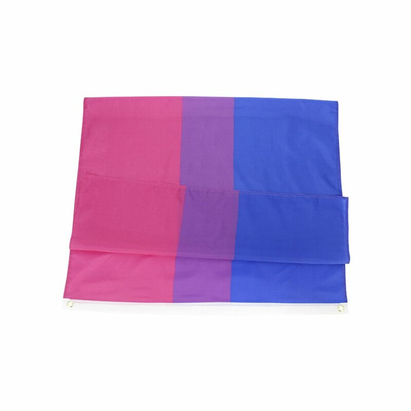 ЛГБТ bi pride бисексуальный флаг бисексуальности 90x150 см