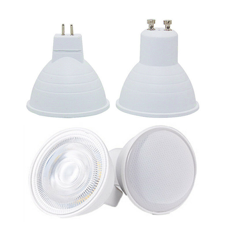 Ampoule Led pour projecteur, lampe Cob Dimmable 6W 220V, GU10 MR16 4000 V, lumière naturelle 6500k, blanc froid 3000k, blanc chaud 230 k