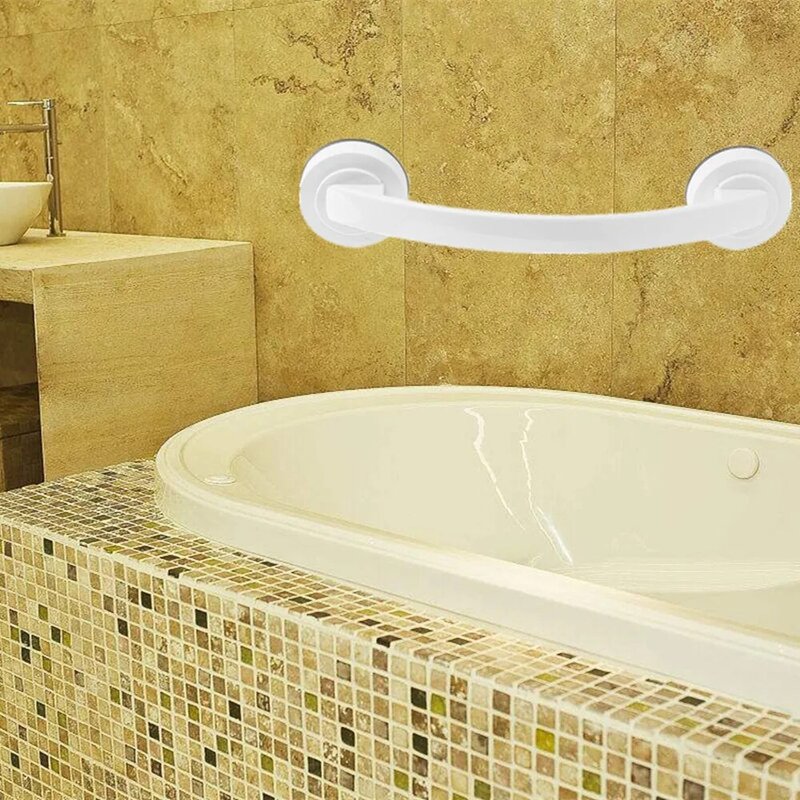 Slip Bathroom Suction Cup Handle Grab Bar For Elderly Safety Bath Shower Tub Bathroom Shower Grab Handle Rail Grip