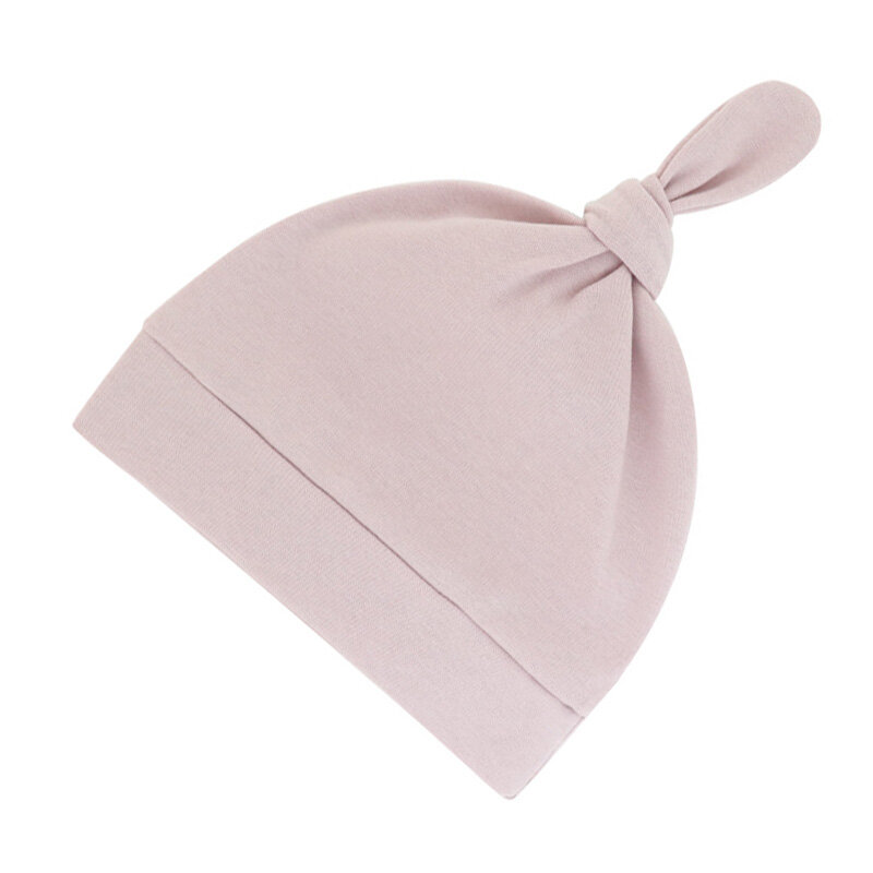 Bonnet en coton pour nouveau-né, 14 couleurs unies, pour bébé, fille ou garçon, 1 pièce