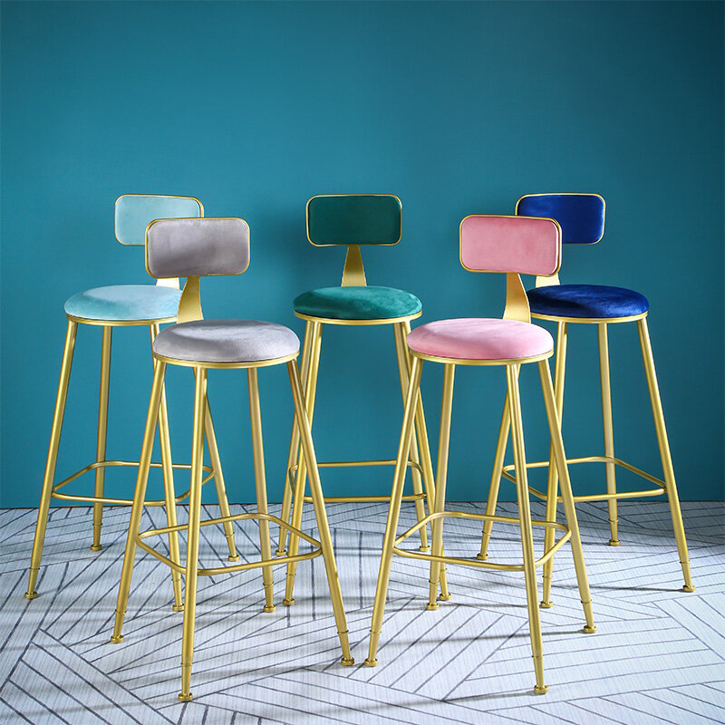Роскошные барные стулья в скандинавском стиле, барные стулья для гостиной, барные стулья для кухни, высокий стол, мебель для офиса