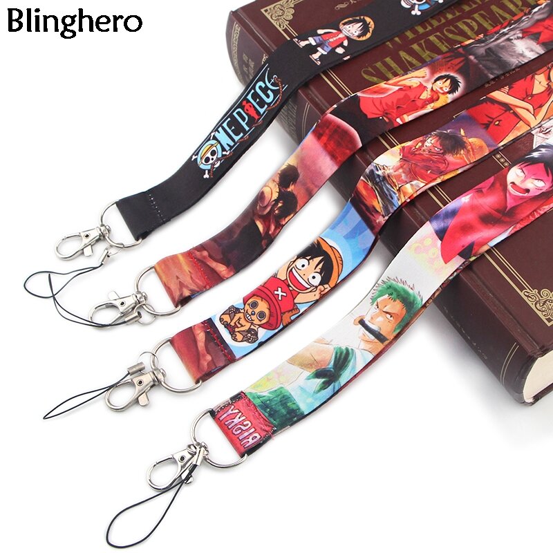Blinghero, ремешок для ключей с изображением принца из мультфильма, крутой ремешок для телефона, держатель для удостоверения личности в стиле ан...