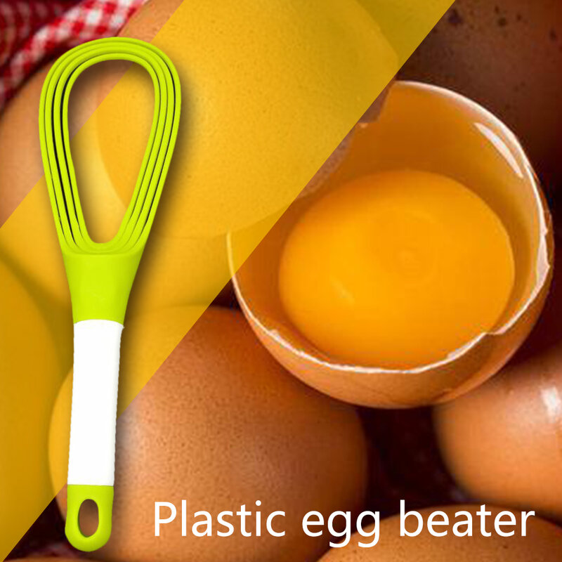 Venda quente manual abanador batedor de ovos misturador plástico rotativo ferramentas de cozimento para uso doméstico cozinha gadgets acessórios