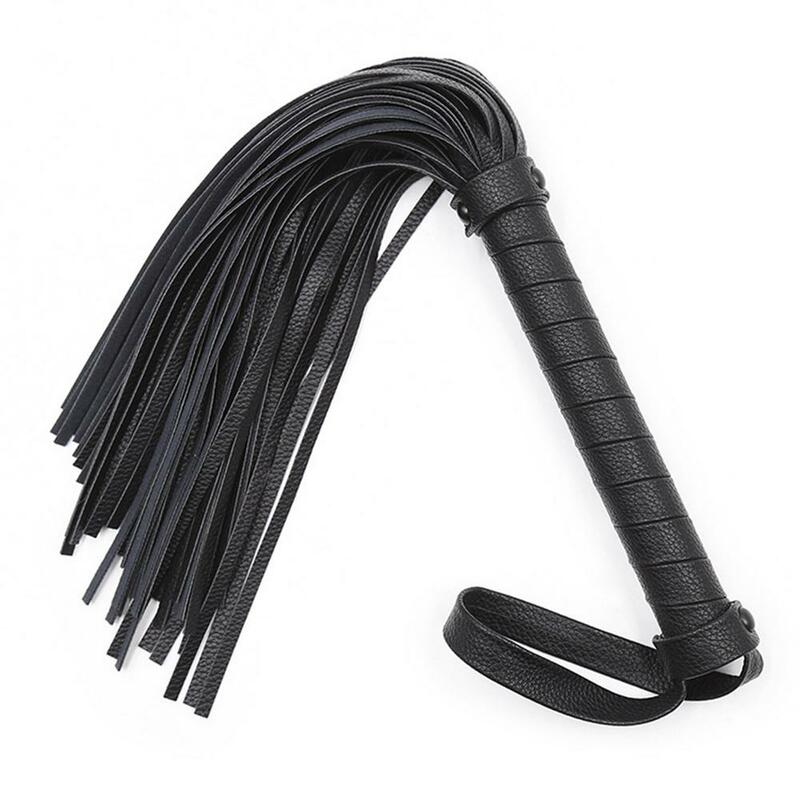Outdoor Sports Non Slip Leather Training Racing Ergonomic Equestrian Braided Practical Crop Portable Horse Riding Whip