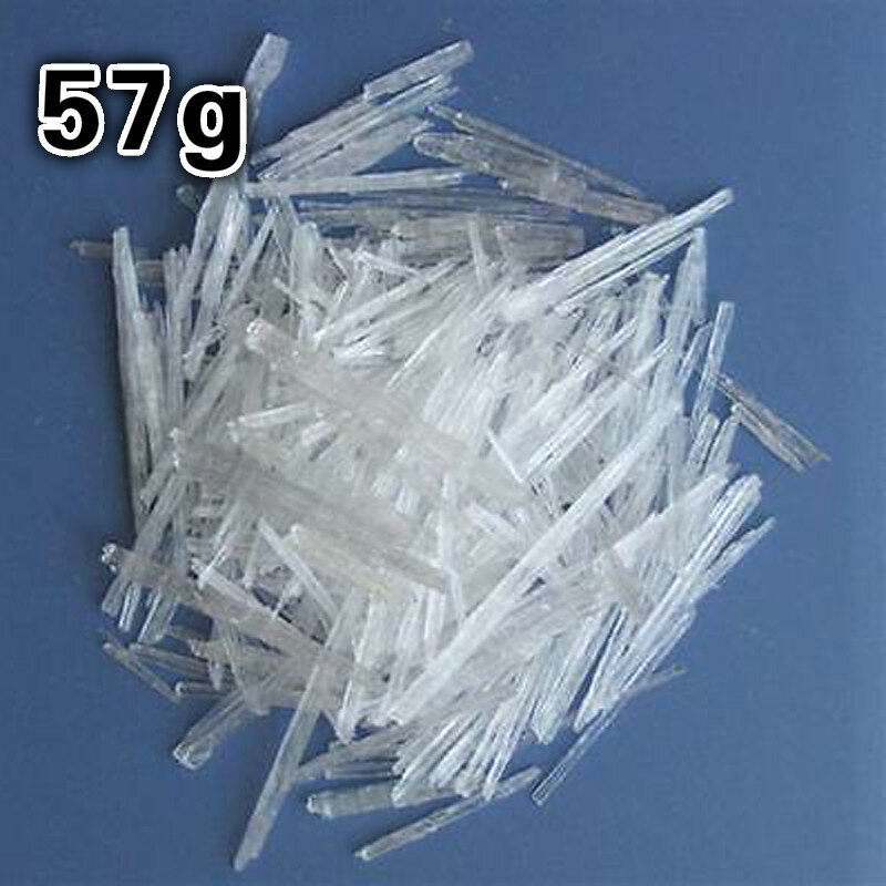 57G Effen Kristallen Van Menthol En Natuurlijke Methanol, Cosmetische Additieven, Verfrissend, Geschikt Voor Gevoelige Huid