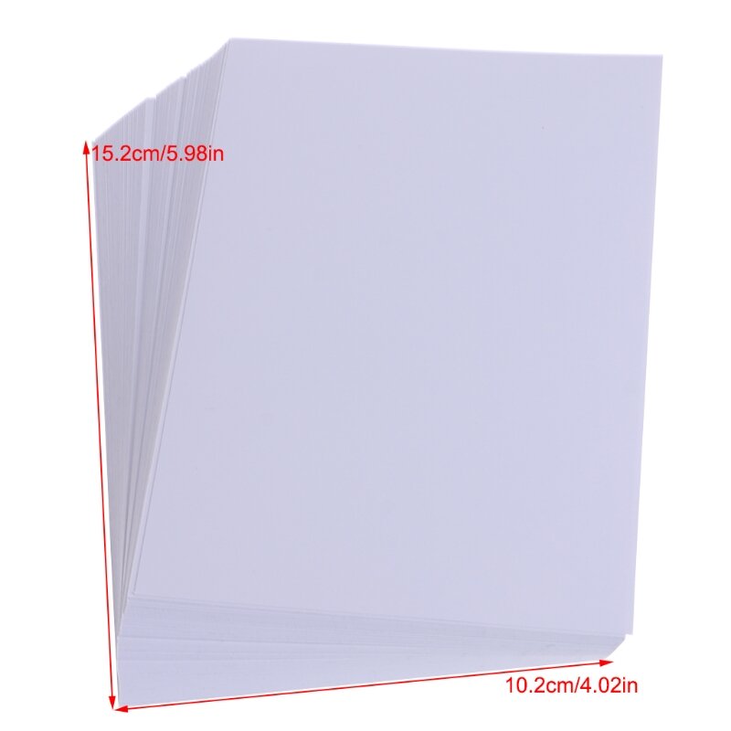 100 Sheets Glossy 4R 4x6 Photo Paper For Inkjet Printer paper Supplies