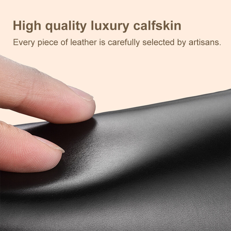 100%True Cow Leather Clutche bag Men Hand knitting Bag Ms Wrist Bag Tide brand Fashion Simple Envelope Bag Large Capacity New