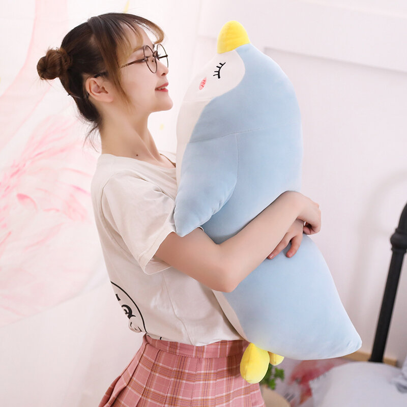 1pc 50/70cm Cute Soft Penguin Plush Toys Staffed Cartoon Animal Doll Fashion Pillows for Kids Baby Lovely Girls Christmas Gift