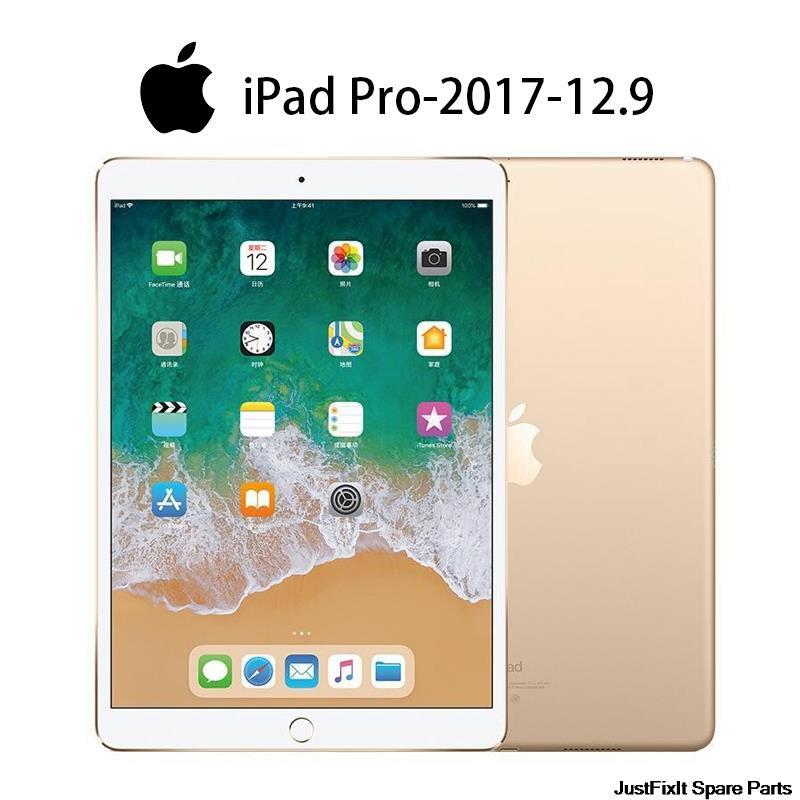 Apple-ipad pro 2017, recondicionamento original, 12.9 polegadas, versão wi-fi, preto e branco, cerca de 80%, desbloqueio