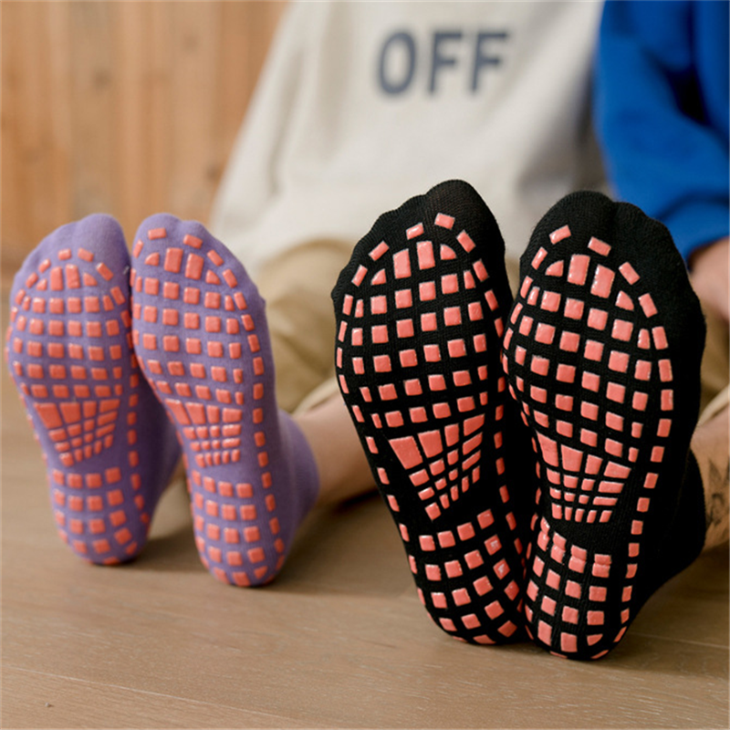 Dad Mom Baby Mädchen Jungen Silikon Non-slip Boden Socke für Familie Kleidung 2022 Neue Erwachsene Kinder Frühe Bildung hause Yoga Socken