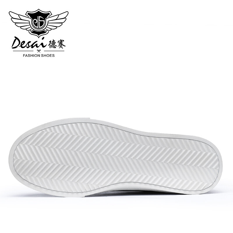 DESAI ผู้ชายรองเท้าหนังแท้รองเท้าหนังจระเข้รองเท้าสบายๆสำหรับชาย Laces Up Breathable 2021ฤดูหนาวใหม่มาถึงแ...