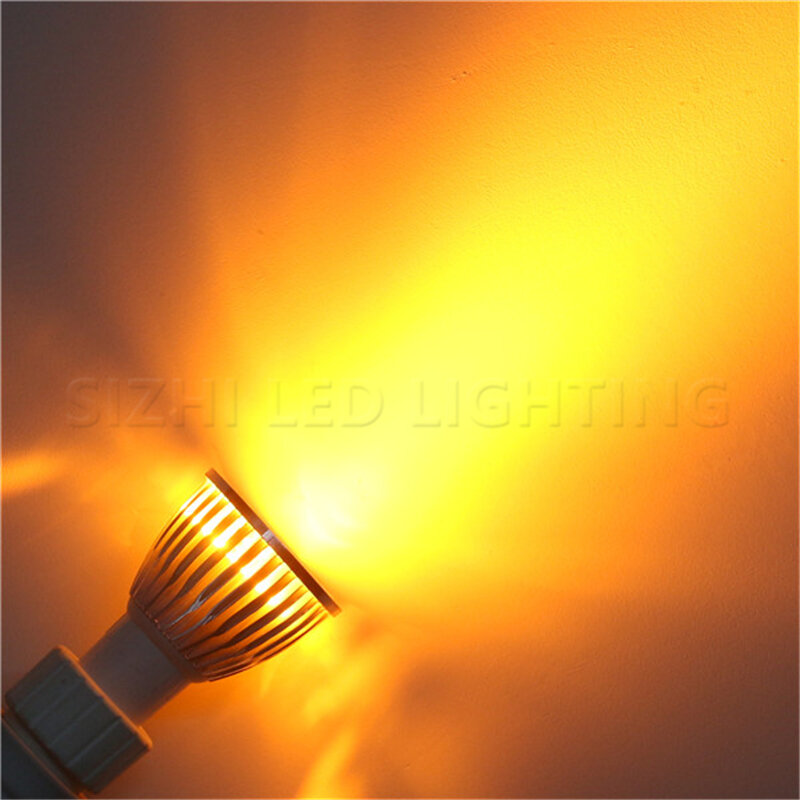 Luminoso 9W 12W 15W MR16 lampadina a LED 85-265V LED faretto a risparmio energetico bianco/rosso/giallo/blu/verde Down light lampadina domestica