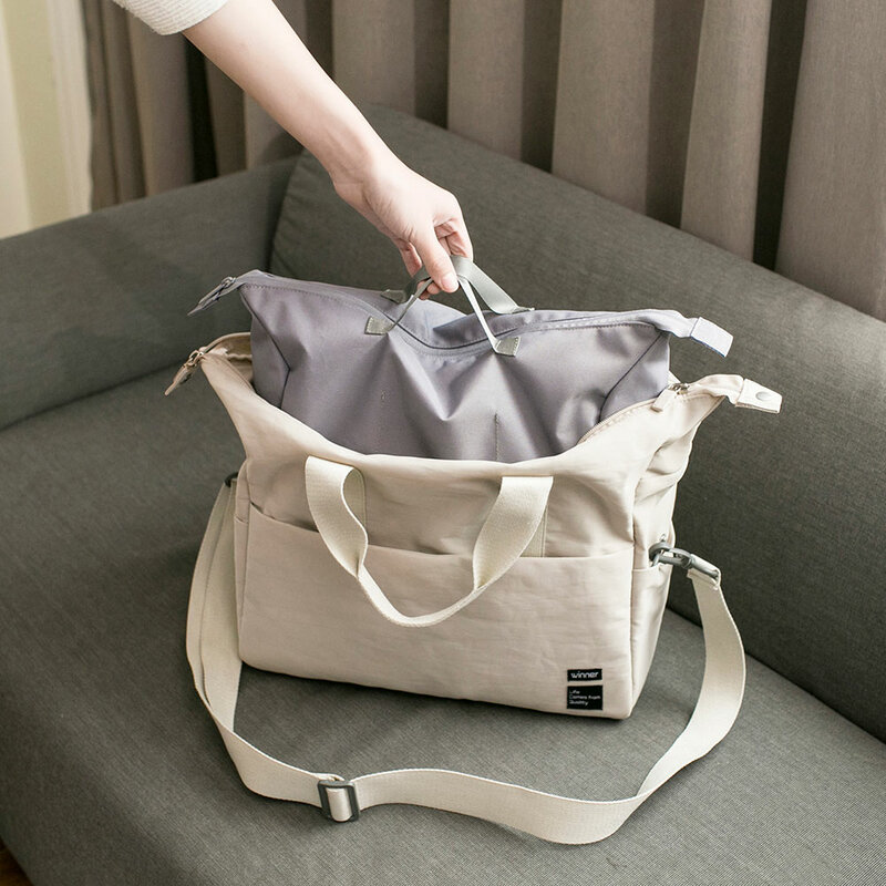 Bolsas de viaje de lona para hombre y mujer, bolsa de equipaje de gran capacidad, impermeable, 2 piezas, Unisex