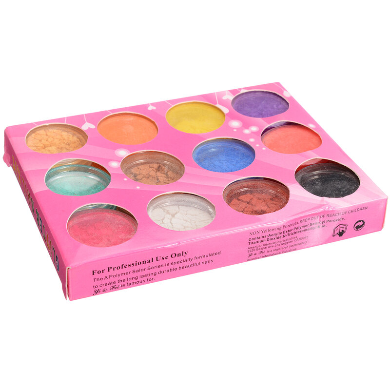 12 Kleuren Mica Poeder Epoxyhars Dye Parel Pigment Natuurlijke Mica Minerale Handgemaakte Zeep Coloring Poeder Voor Zeep Maken Cosmetica