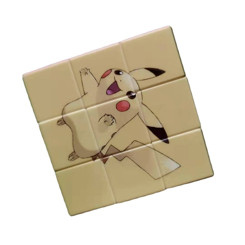 Pokemen 3x3x3 cubo de velocidade 5.6 cm profissional cubo mágico rotação alta qualidade cubos magicos jogos em casa para crianças natal
