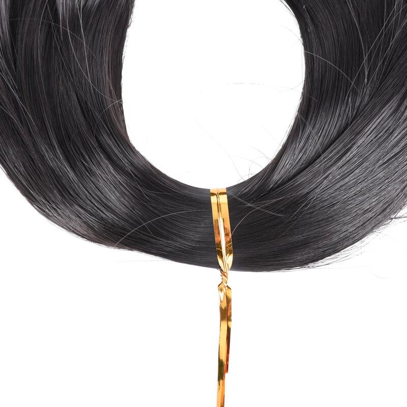 Rizos en espiral para mujeres negras, extensión de cabello trenzado sintético de onda suelta de 20 pulgadas, trenzas de ganchillo preestiradas