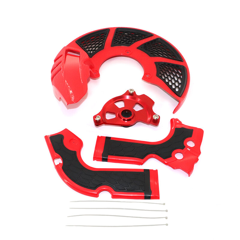 20mm hub X-Brake Disc Rotor Guard Cover Protector Protection Frame Guard Fit CR CRF CR125 CR250 CRF250L Motocross Off Road