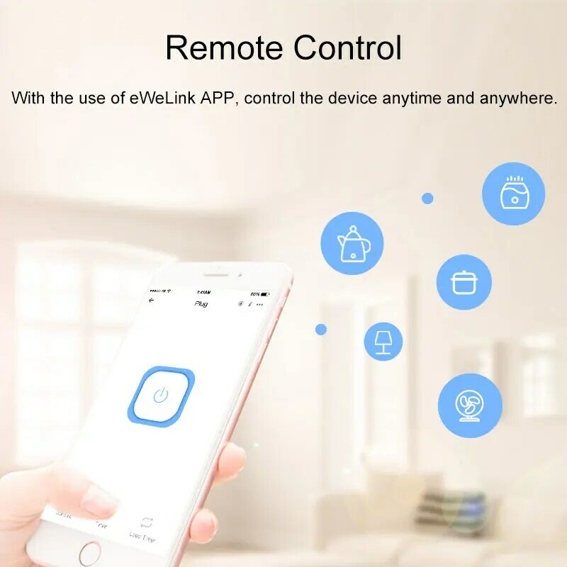 EWeLink – interrupteur tactile intelligent wi-fi, 220V, 1/2/3 boutons, pour maison connectée, fonctionne avec Alexa et Google Home