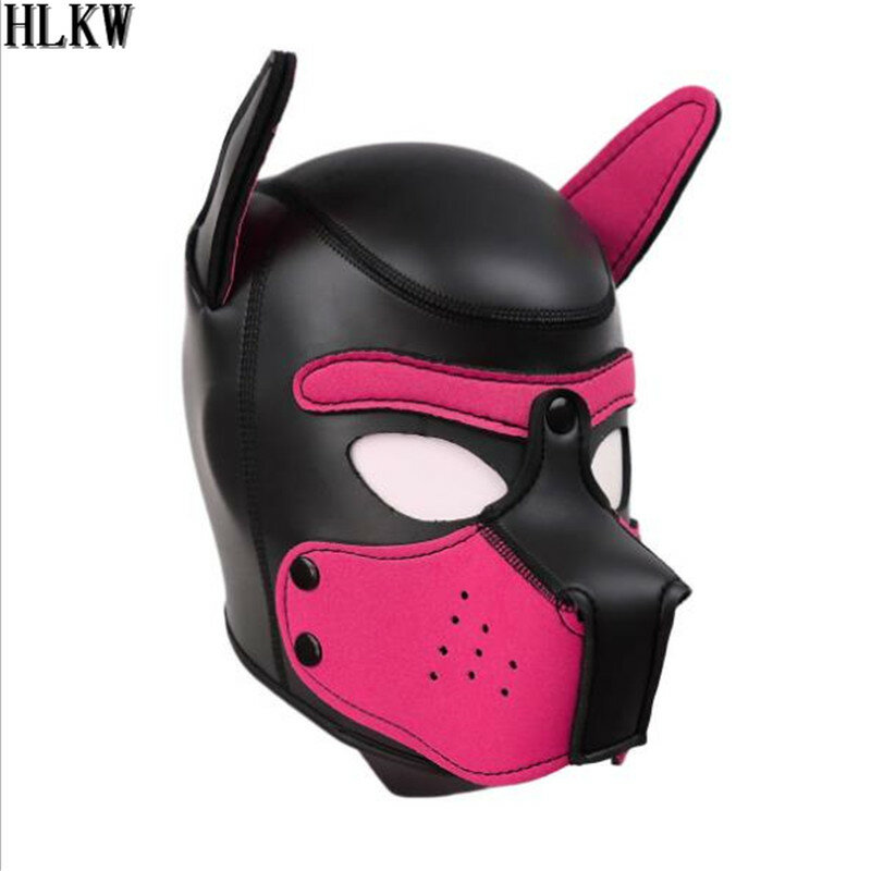 Сексуальная маска-капюшон для щенка для собаки для игры в БДСМ-бондаж для собак Фетиш-питомец для ролевых игр секс-игрушки для пар