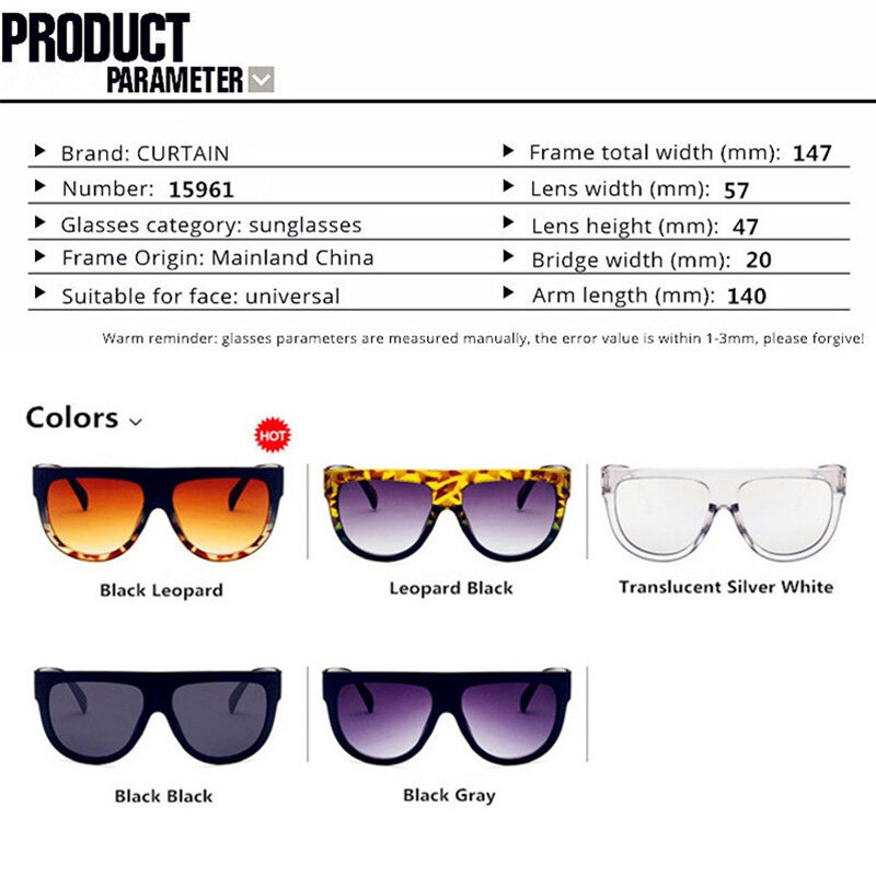 2019 Flat Top Oversized Sun Glasses Female Sexy Ladies Cat Eye Sunglasses Women Brand Designer Oculos De Sol Feminino UV400