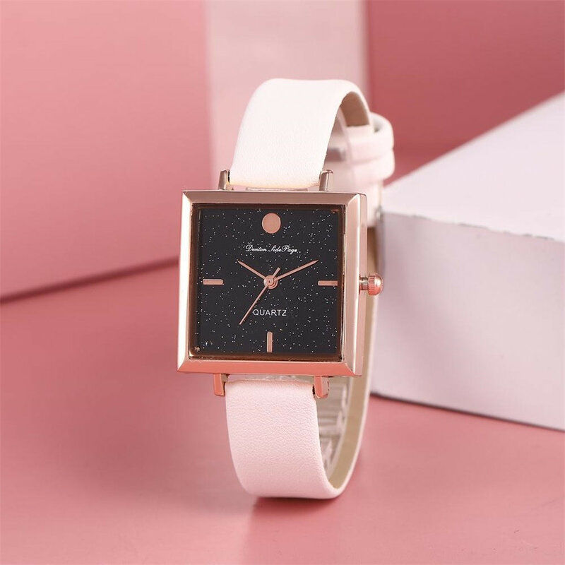 Estilo simples requintado relógios femininos nova moda de luxo quadrado quartzo relógios de pulso marca mulher relógio montre relogio feminino xq