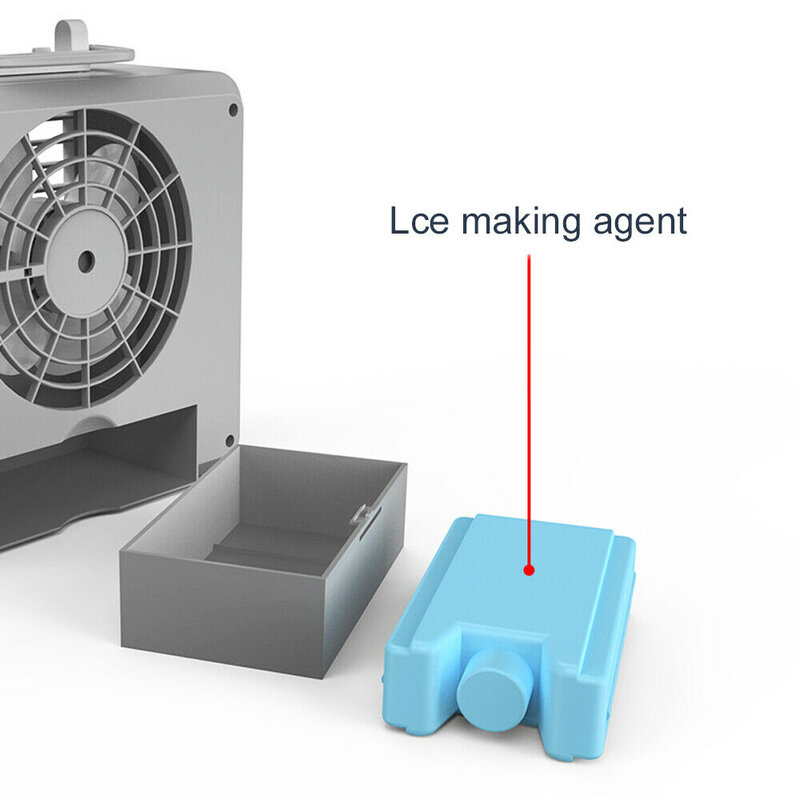 Mini climatiseur Portable, humidificateur, purificateur, multifonction, pour la maison et le bureau, refroidissement silencieux, petit climatiseur