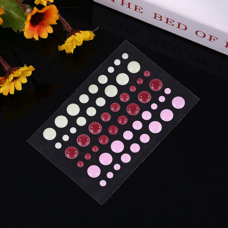 Pretty Bloody-Rode Sprinkles Zelfklevende Emaille Dots Resin Sticker Voor Diy Scrapbooking Fotoalbum Kaarten Ambachten Decor