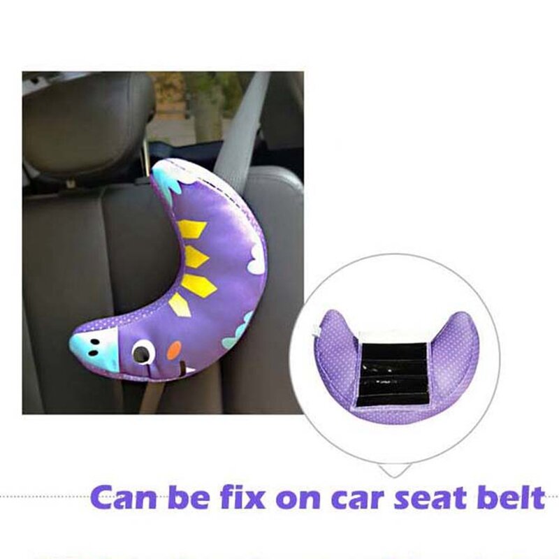 Dla dzieci poduszka na pasy samochodowe Kawaii wózek szyję głowę dzieci pas bezpieczeństwa podkładka pod pas dla dzieci osłona na ramiona poduszka podtrzymująca