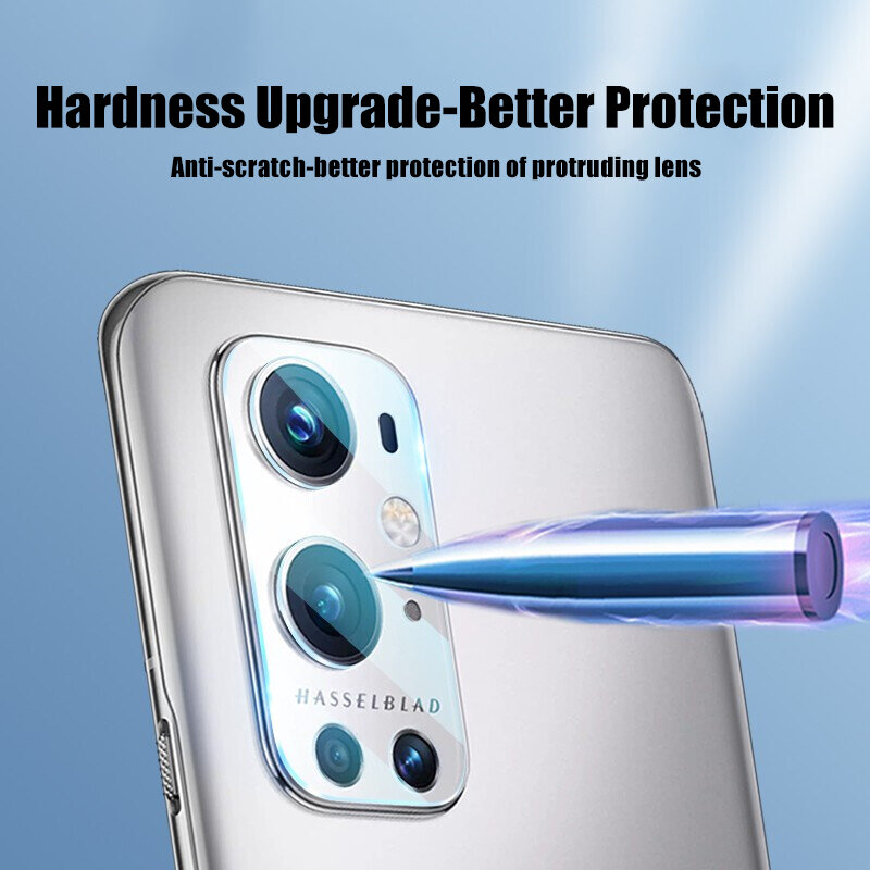 Vetro di protezione per fotocamera a copertura totale per OnePlus 9 8 Pro 7T vetro temperato per OnePlus Nord N10 N100 pellicola proteggi schermo